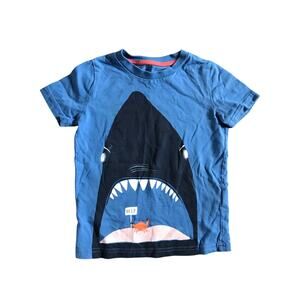 Mini Boden Shark and Crab Tee Size 3-4